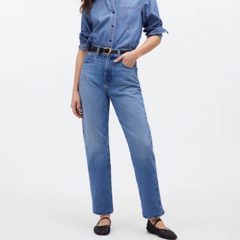 Madewell 90s straight crop